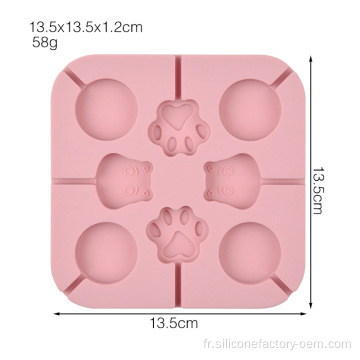 Moule à sucette au chocolat en silicone